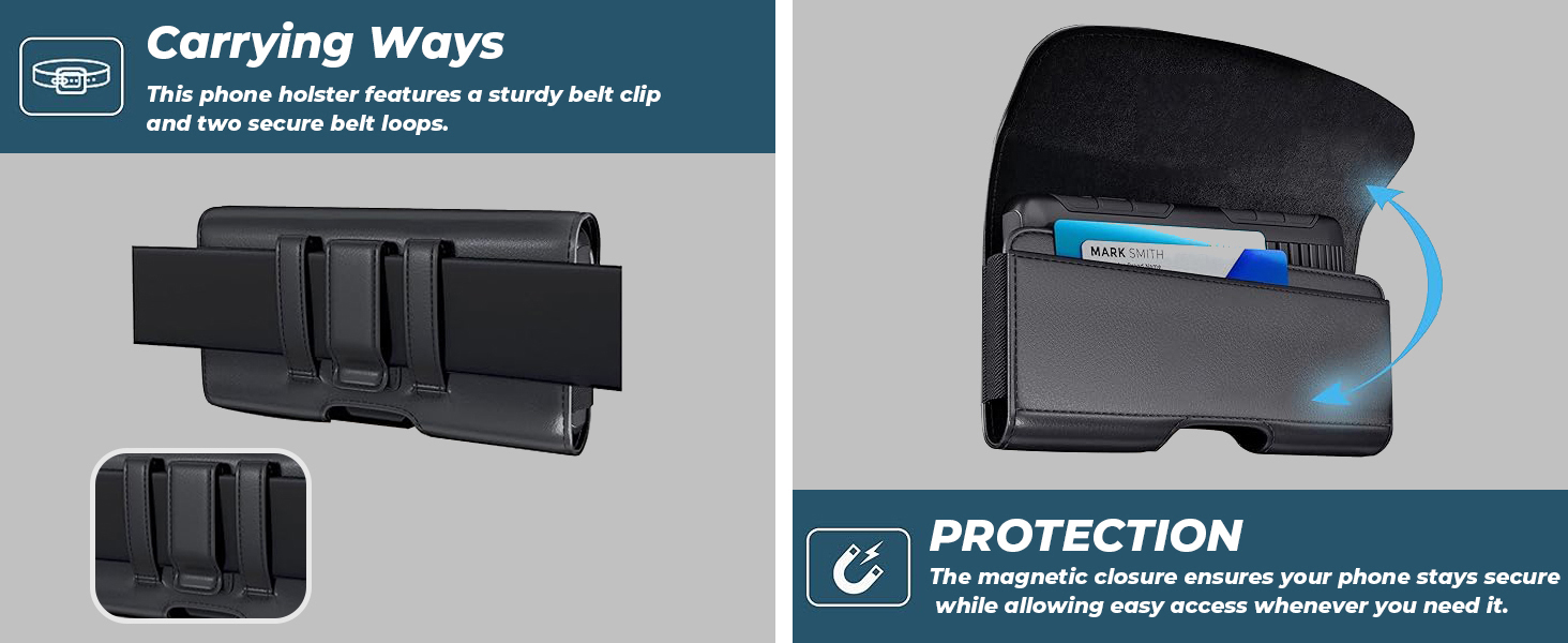 phone holster with belt clip