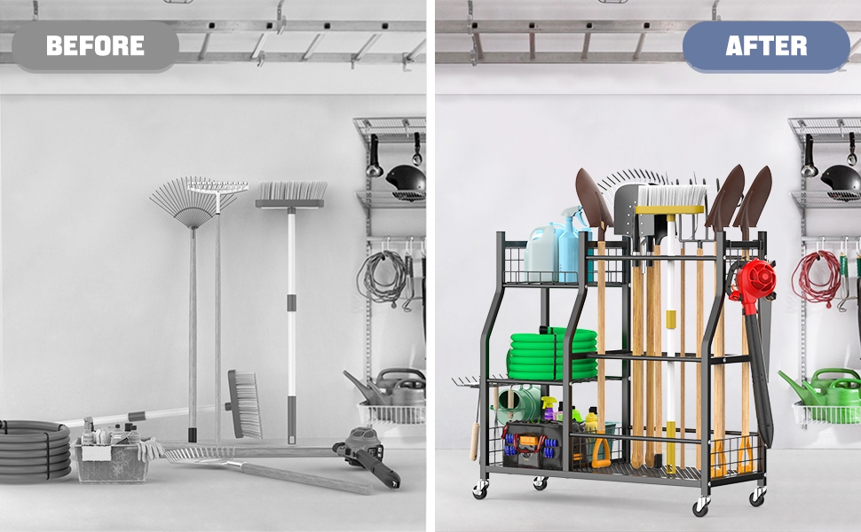 garden tool storage