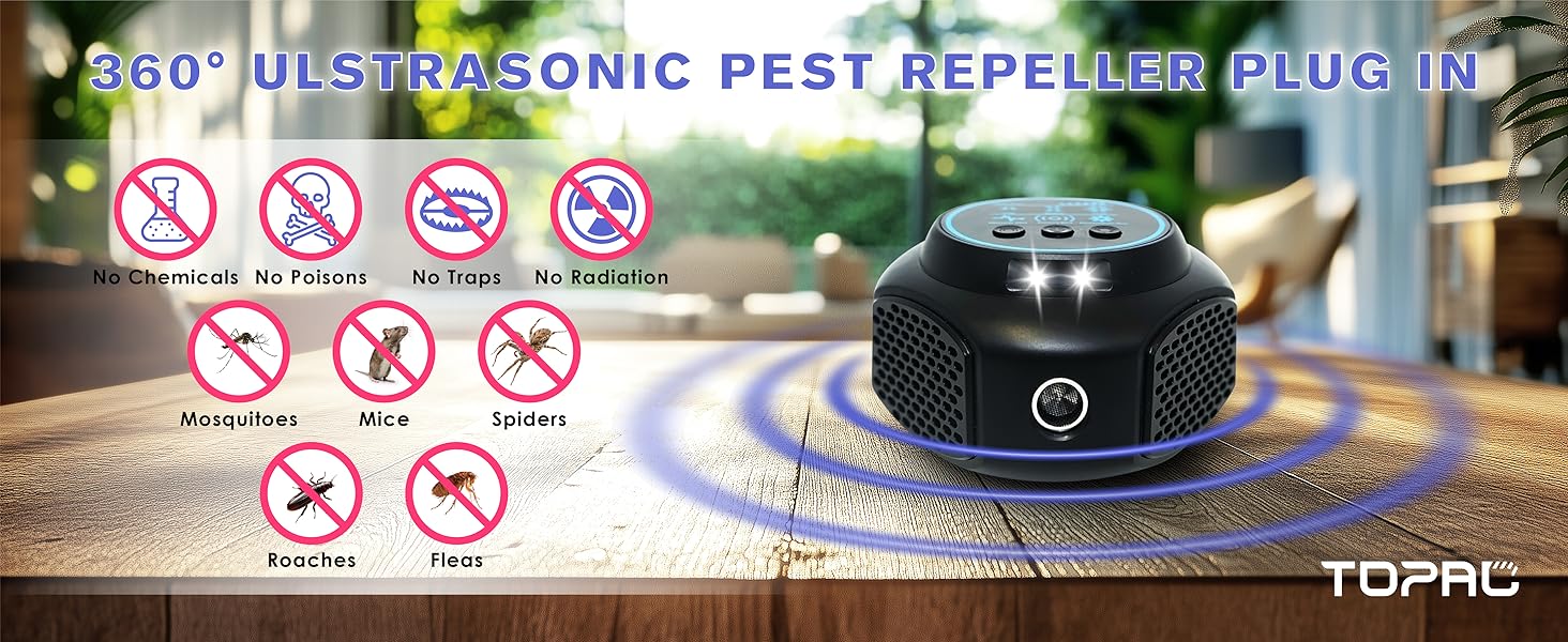 Ulstrasonic pest repeller