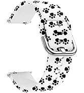 Universal Silicone Watch Band Replacement, 20mm Soft Straps Compatible with Gizmo Watch/Samsung G...
