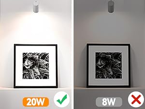 track lighting heads 20W