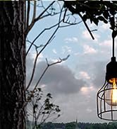Solar Light Bulb, Outdoor Chandelier Hanging Lantern Solar Powered Dusk to Dawn Externsion Cable ...