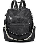 WYFJNX Backpack Purse for Women Leather Backpack Ladies Fashion Handbag Designer Shoulder Bag Sma...