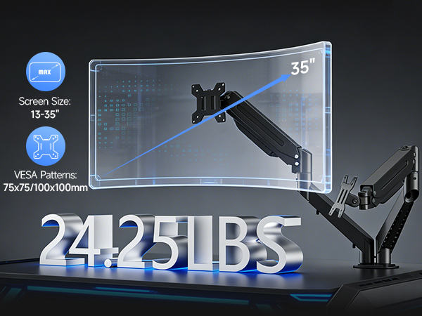 computer monitor mount double monitor stand