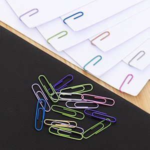 Colored Paper Clips