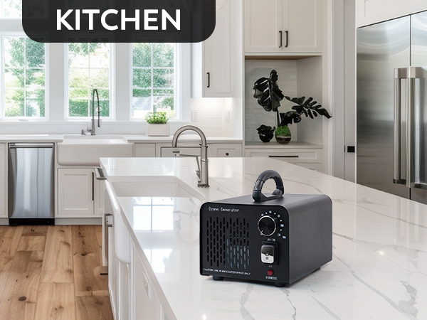 High Ozone Output: Eliminate unpleasant smells Perfect for removing smoke, pet, car, cooking