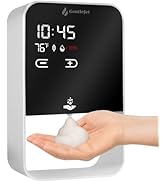 GentleJet EliteJet Automatic Foaming Soap Dispenser Touchless - Wall Mount &amp; Countertop, Aluminum...