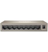 Tenda TEG1008M, 8 Port Gigabit Switch, Unmanaged Ethernet Switch with Traffic Optimization, Plug ...