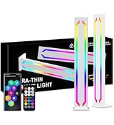 ECOESPTI Flow RGB Light Bar, Smart Light Bar with Music Sync, TV Light Bar Compatible with Alexa ...