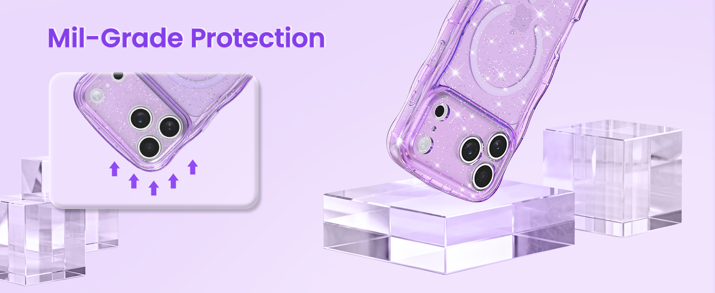 crystal Clear case transparent case magnetic case glitter case Glossy case cute case aesthetic case
