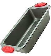Boxiki Kitchen Non Stick Steel Banana Bread Pan for Baking, Premium Loaf Pan 8.5 Inch With Easy t...
