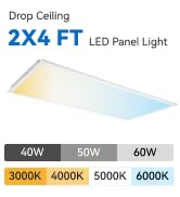 Drop Ceiling 2X4 FT LED Panel Light