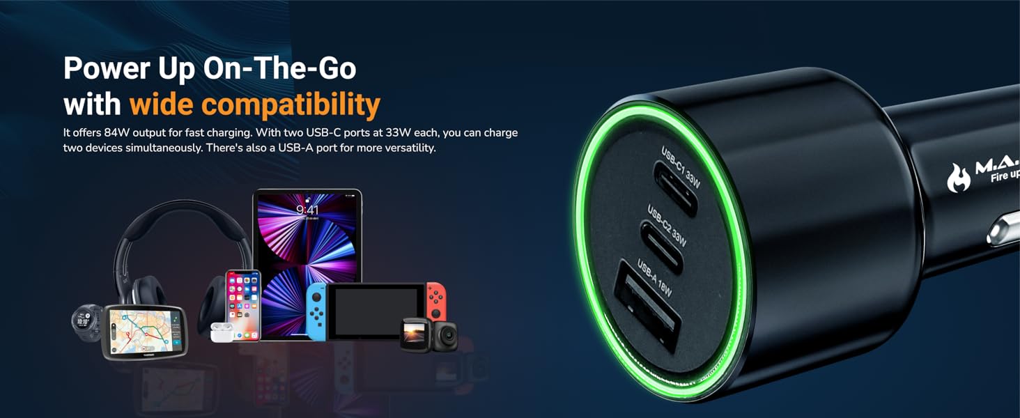 Power Up On-The-Go with wide compatibility