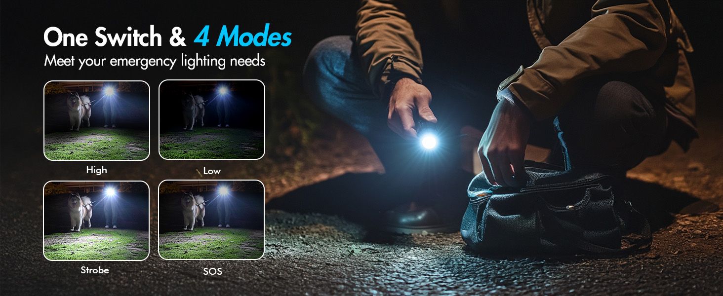Mini flashlights for camping