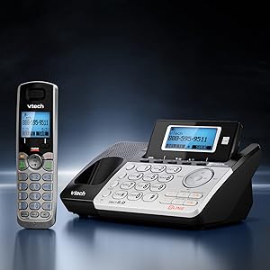 VTech, DS6151, DS6101, uilt-in handset and base speakerphones