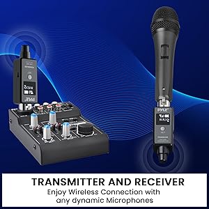 Multifunctional UHF Wireless XLR Adapter System,