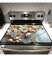 Glass stove top cover 28"x 20", Stove Top Covers for Electric Stove, Flat Range Mat for Glass Coo...