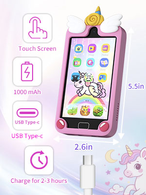 kids 4in touchscreen phone
