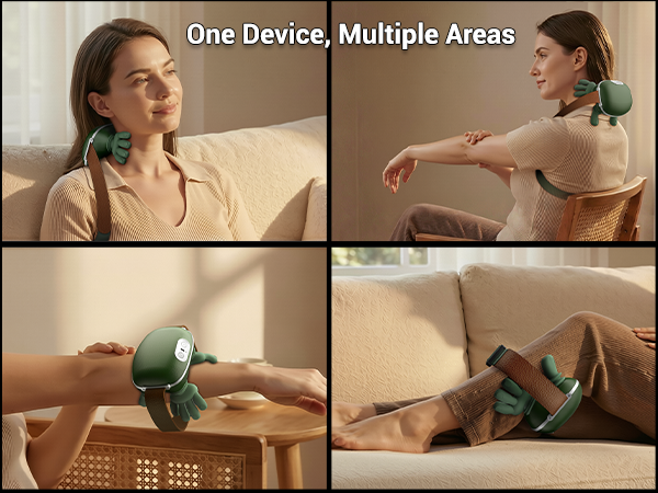 and legs multi-area body massager wearable hands-free deep tissue relief