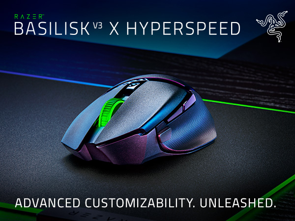 Razer Basilik V3 Hyperspeed advanced customizability unleashed mobile