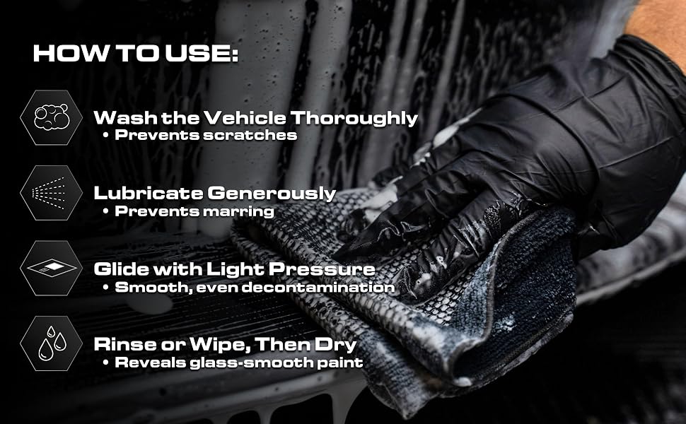 Wash, Lubricate, Glide Lightly, Then Rinse Dry