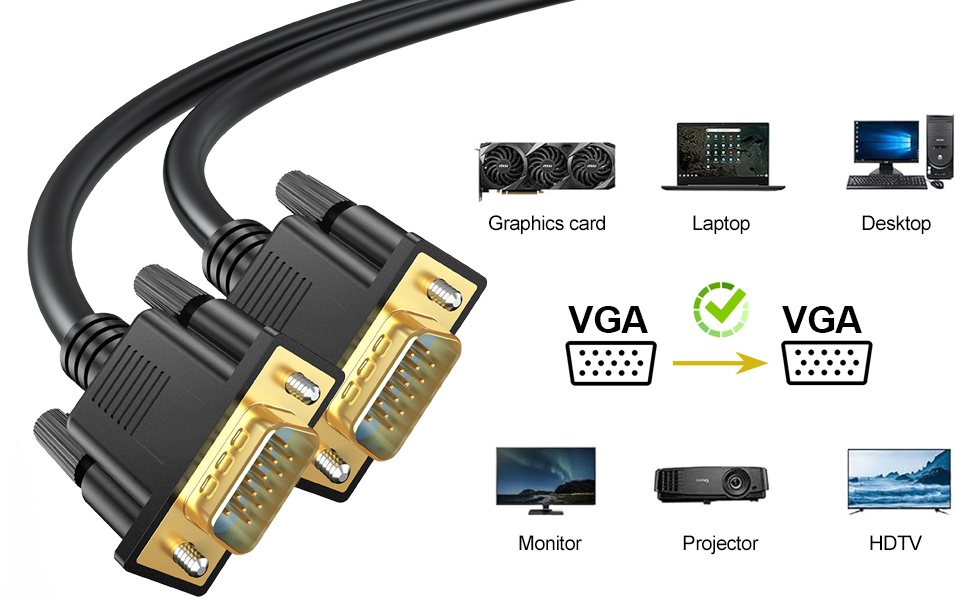 vga cord for computer monitor