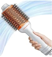 SHEGLAM 4-in-1 Hot Air Brush - Hair Dryer &amp; Styler with 33000 RPM Motor, Gloss PRO Coating for Sh...