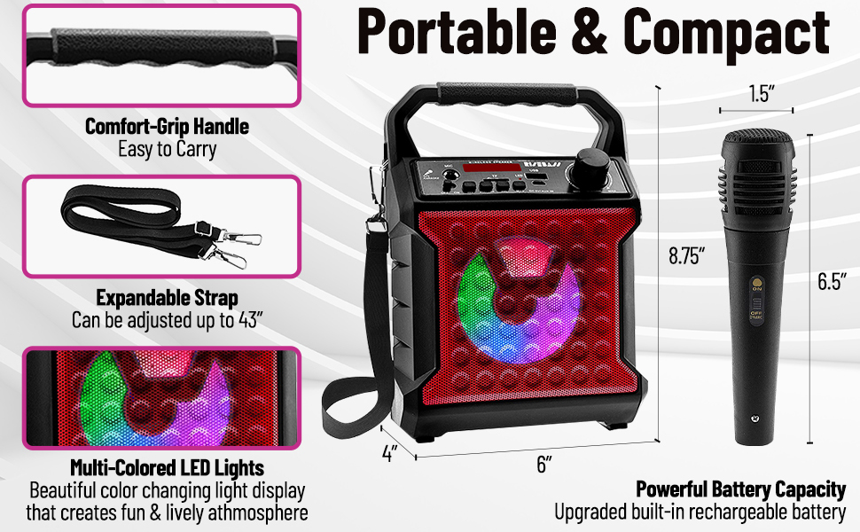 Portable and compact
