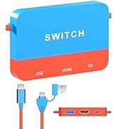 Switch Dock Capture Card for Nintendo Switch 2 in 1, Both A Nintendo Switch TV Adapter and A Nint...