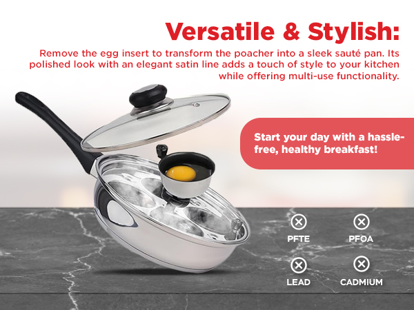 AVACRAFT 4-Cup Egg Poacher