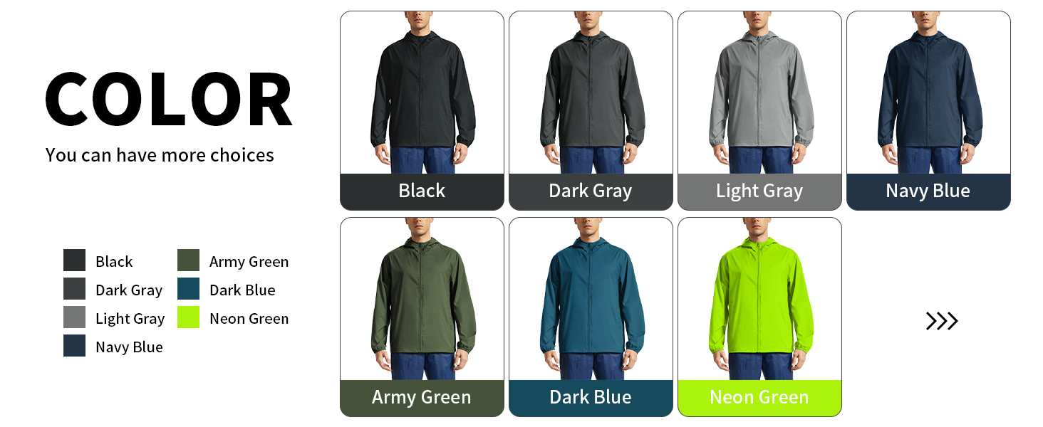 Various colors for you to choose from