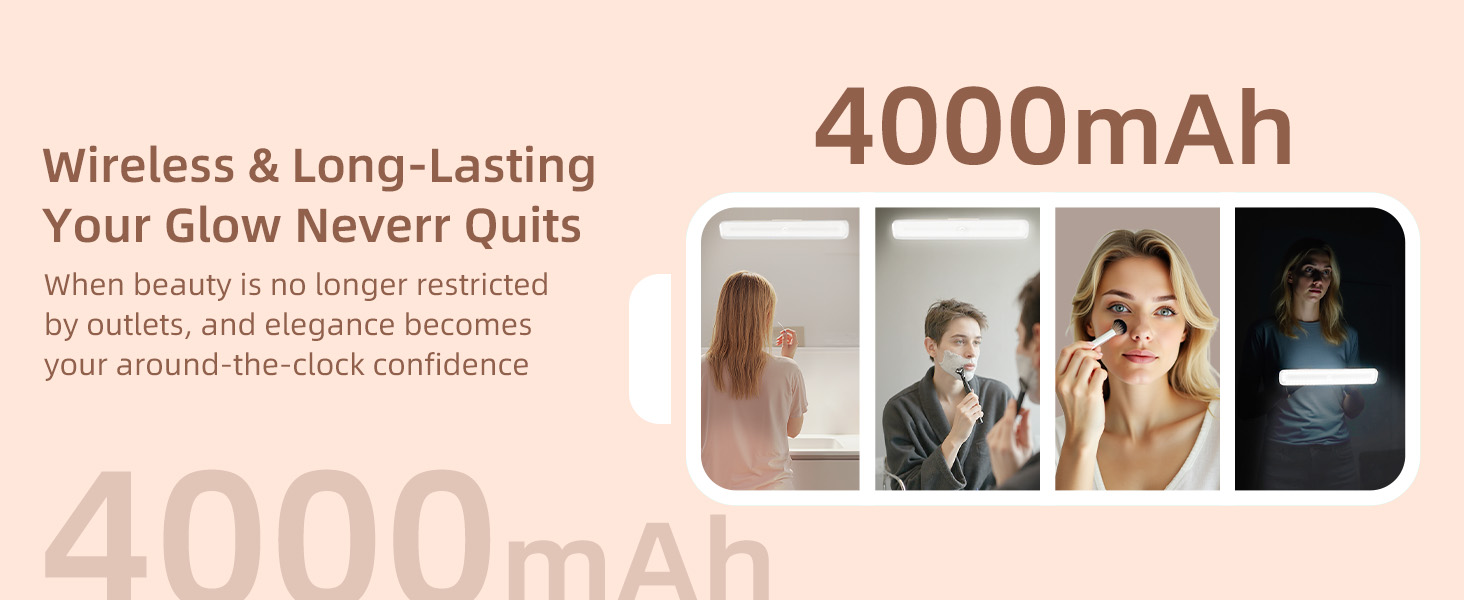 Wireless makeup light