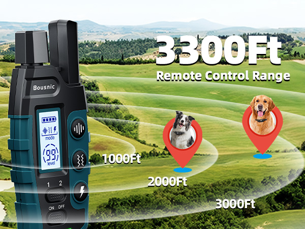Bousnic Dog Training Collar Makes Everyday a Good Dog Day! 