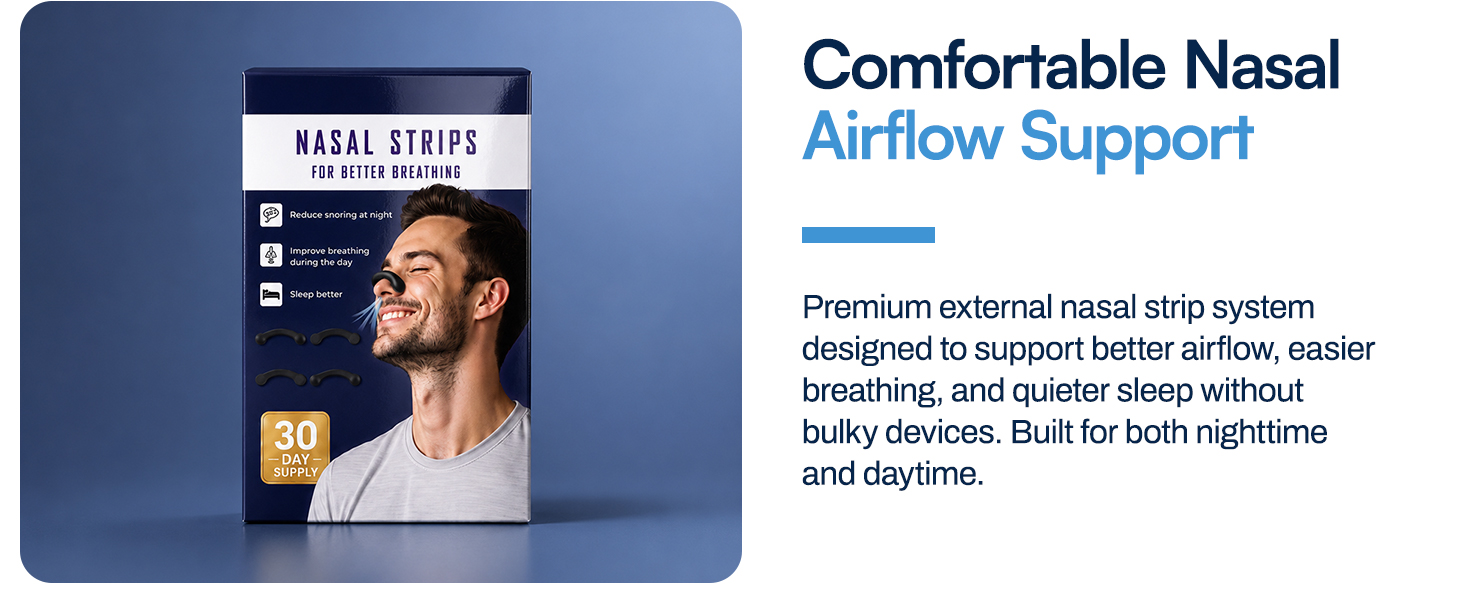 nasal strips for breathing and snoring
