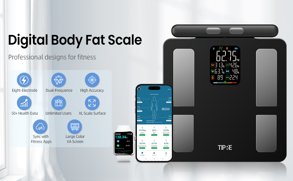smart scale for body weight digital weight scale bathroom scale electric body fat scale 