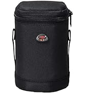 BPAULL Camera Lens Case DSLR Camera Lens Bag Fits for Canon Nikon Pentax Sony Olympus Panasonic a...
