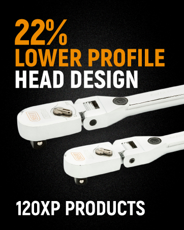120XP Products: 22% Lower Profile Head Design