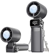 Ouddy Mode Portable Handheld Fan with Ice Cooler, Rechargeable Personal Fan, 100-Speed Up to 13Hr...