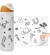 Kaitiaki UV Transfer Sticker for Owala FreeSip 24oz 30oz 40oz Water Bottle,Durable &amp; Waterproof B...
