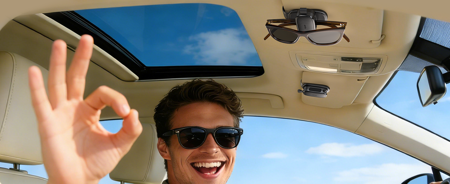 sunglass holder for car