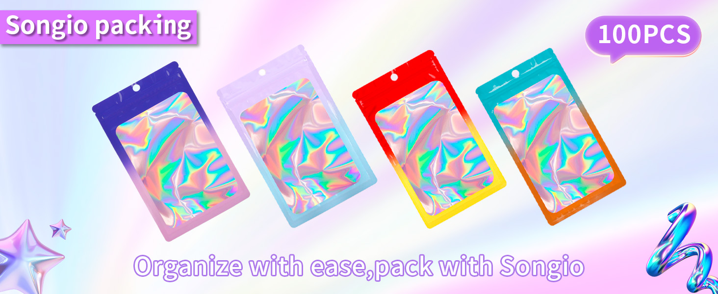 Holographic Mylar Bags for Food Storage