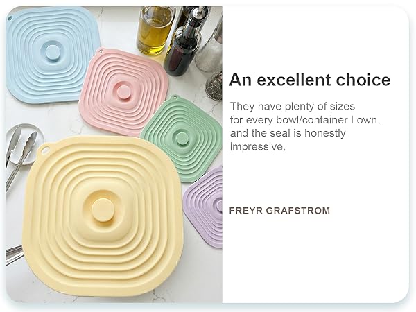 silicone lids for food storage
