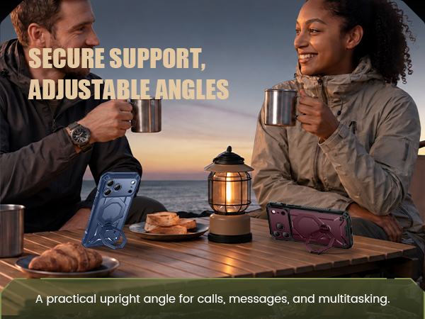 The stand supports multi-angle adjustment, so you can adjust it to any angle