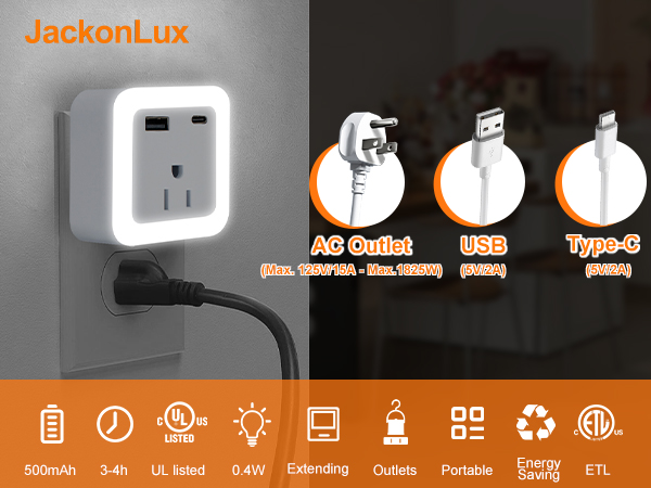 outlet night light
