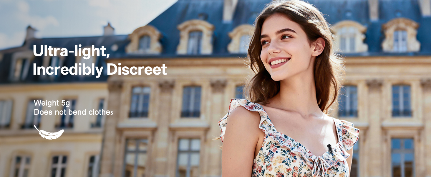 Wireless Lavalier Microphone for iPhone