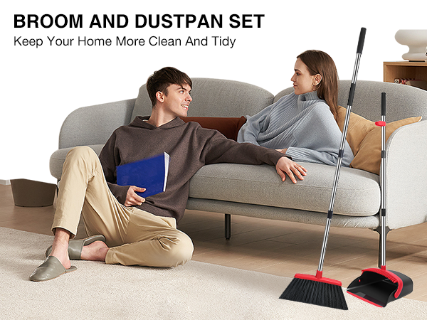 Broom and Dustpan Set