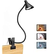 Clip on Light LED Reading Light for Books in Bed, Eye Care Dimmable Reading Lamp 3 Color &amp; 10 Bri...