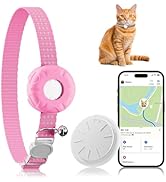 Cat Tracker, Pet Tracker for Cats, Cat GPS Tracker Collar with Safety Elastic Buckle, GPS Tracker...