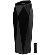 SZEOF Car Trash Can with Lid,Portable Vehicle Auto Car Garbage Can,Diamond Design Mini Garbage Bi...
