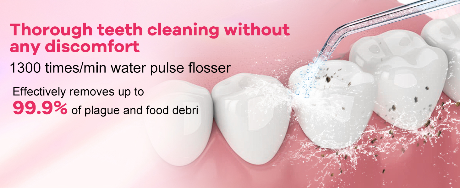 Water picks for teeth cleaning and flossing-effectively cleaning